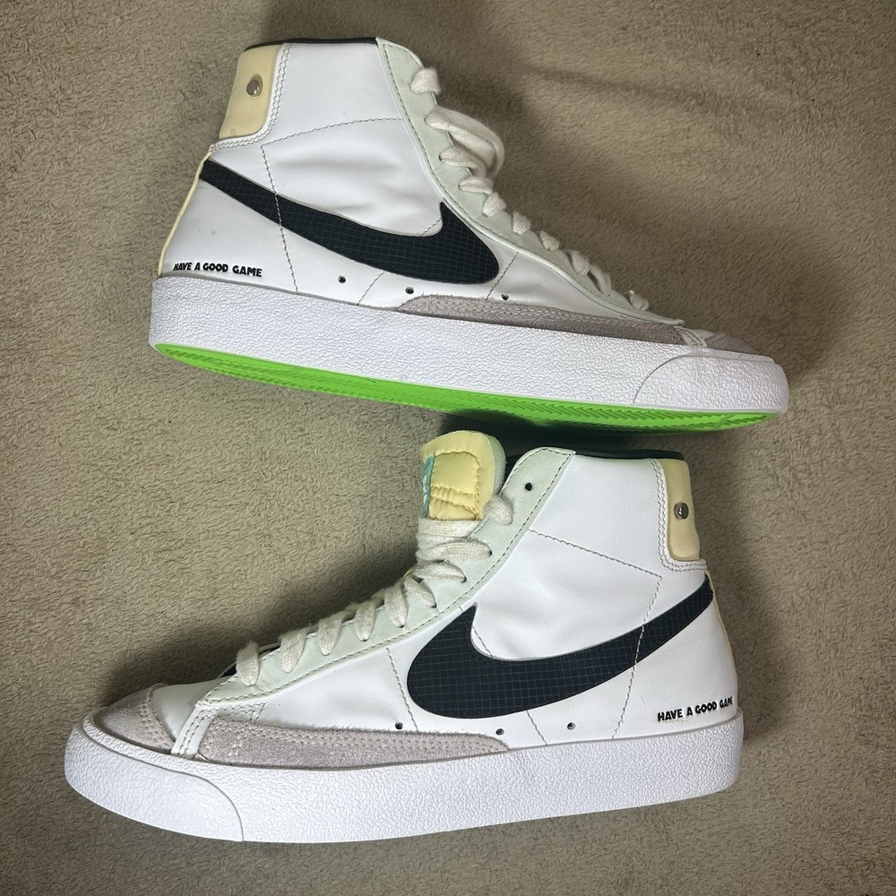 Nike Blazer Mid 77 Have A Good Game Womens Size 9 DO2331-101 Green Strike